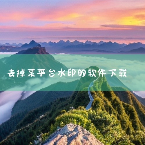 步骤一：在浏览器搜索“水印云”，打开官网首页（或直接访问下载地址：https://api.shuiyinyun.com/web...,